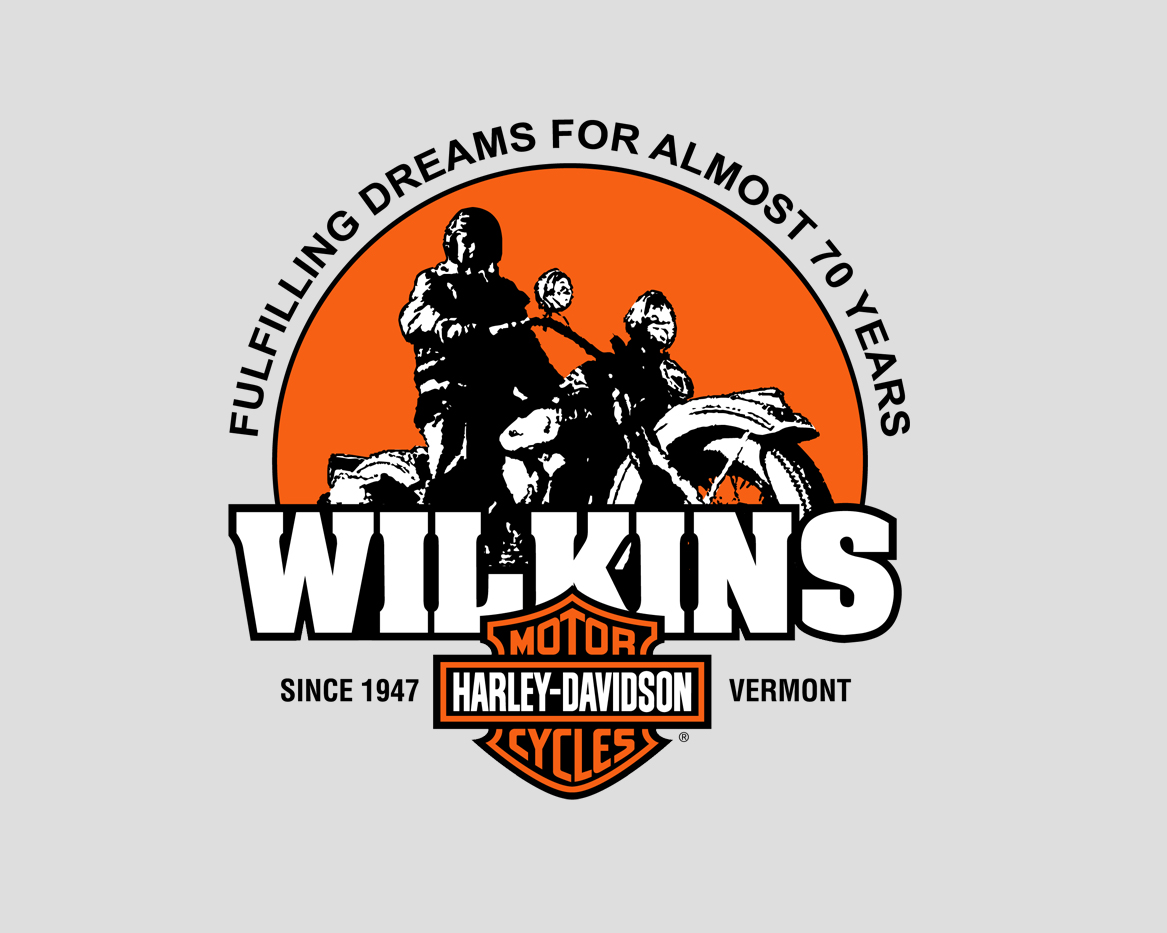 Logo Design entry 1100162 submitted by smarttaste to the Logo Design for Wilkins Harley-Davidson run by WilkinsHD