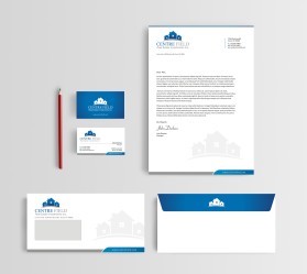 Business Card & Stationery Design entry 1100398 submitted by indeyzn to the Business Card & Stationery Design for Centre Field Real Estate Investments Inc. run by team4me