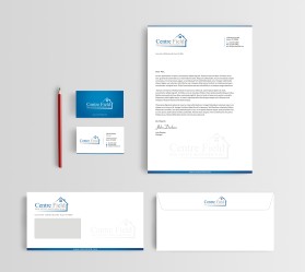 Business Card & Stationery Design entry 1100402 submitted by skyford412 to the Business Card & Stationery Design for Centre Field Real Estate Investments Inc. run by team4me