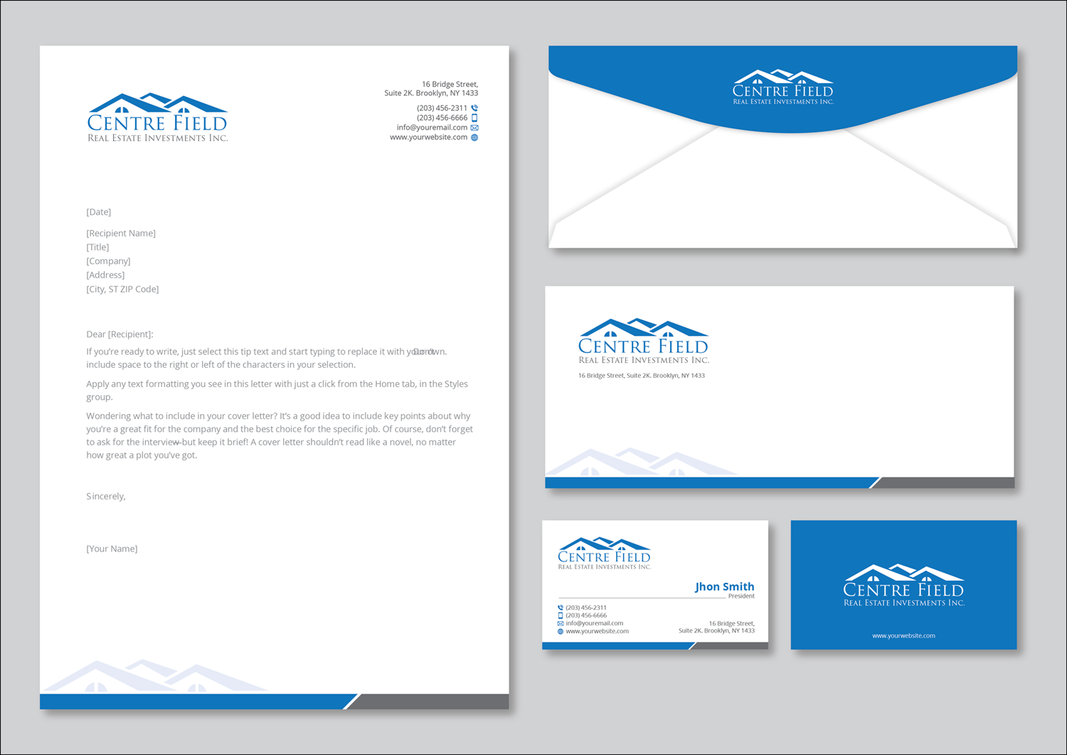 Business Card & Stationery Design entry 1146237 submitted by indeyzn