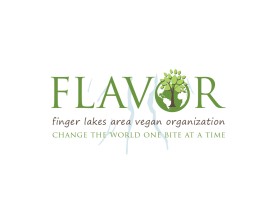 Logo Design entry 1100637 submitted by GoldenEye5 to the Logo Design for Finger Lakes Area Vegan Organization (FLAVOR) run by parlissopie1@yahoo.com