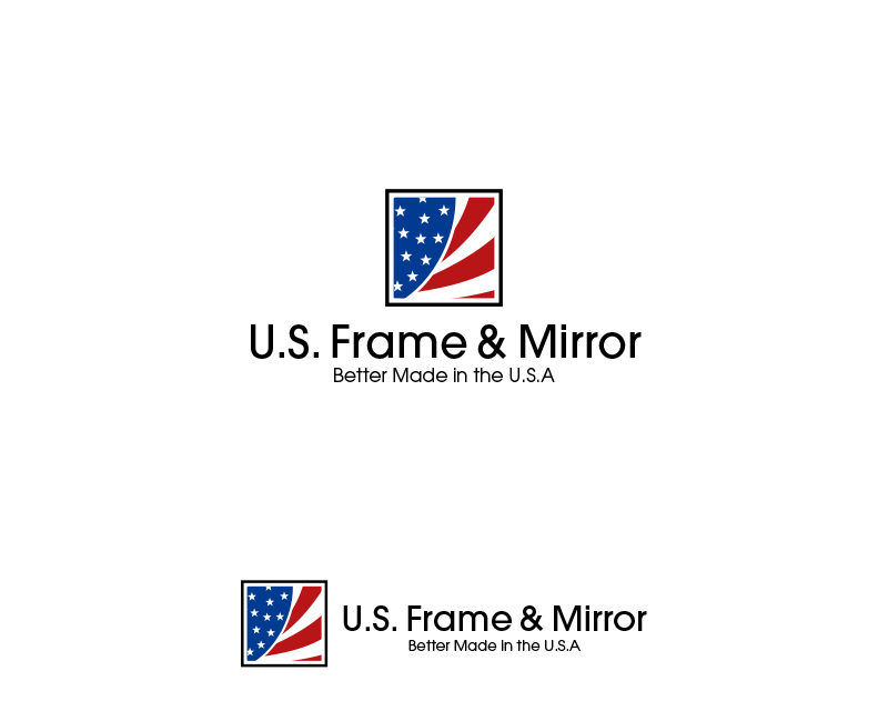 Logo Design entry 1102216 submitted by airish.designs to the Logo Design for U.S. Frame & Mirror run by USFrame