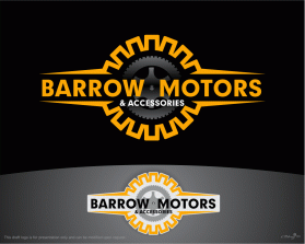 Logo Design entry 1102239 submitted by FactoryMinion to the Logo Design for Barrow Motors & Accessories run by jcbarrow