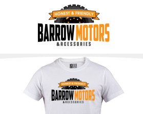 Logo Design entry 1102269 submitted by FactoryMinion to the Logo Design for Barrow Motors & Accessories run by jcbarrow