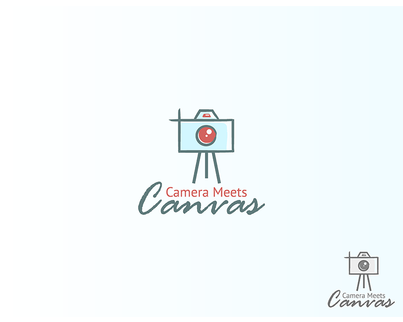 Logo Design entry 1103006 submitted by graficoc to the Logo Design for Camera Meets Canvas run by kidfrau