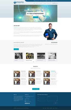 Web Design entry 1103554 submitted by 25 to the Web Design for Pacific ComTech LLC run by kaeo27