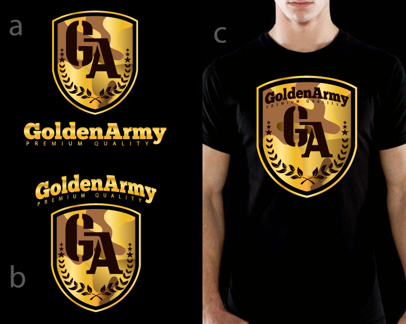Logo Design entry 1107691 submitted by FactoryMinion to the Logo Design for Golden Army run by andryliem