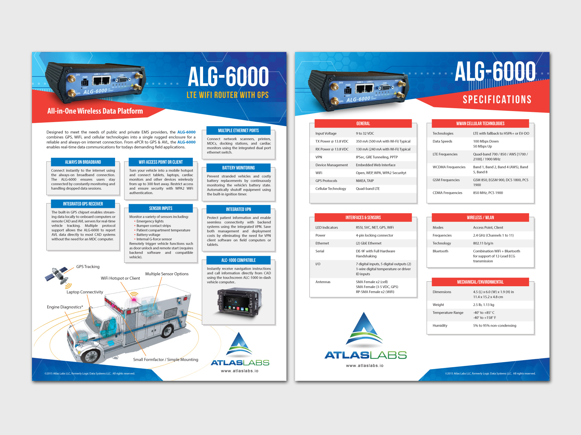 Brochure Design entry 1109442 submitted by TCMdesign to the Brochure Design for Atlas Labs run by llama473