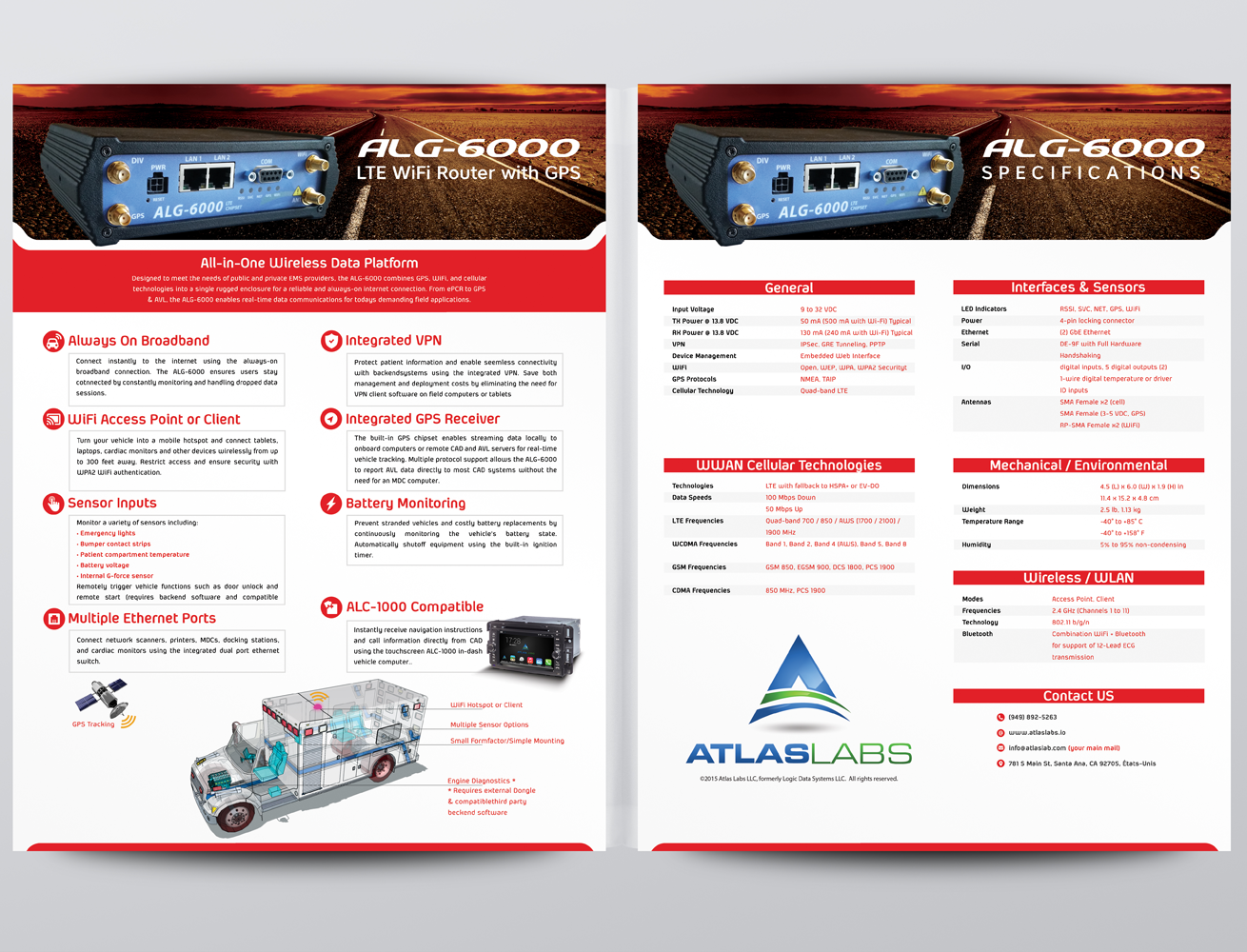 Brochure Design entry 1109442 submitted by 25 to the Brochure Design for Atlas Labs run by llama473