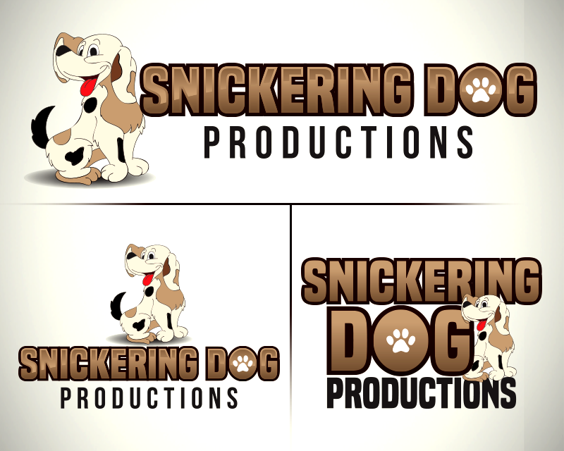 Logo Design entry 1110576 submitted by akhiljameel to the Logo Design for Snickering Dog Productions run by Schopke
