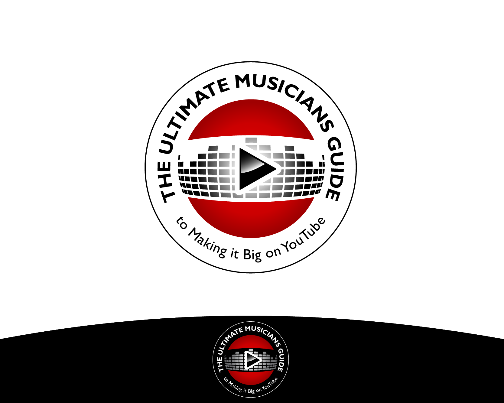 Logo Design entry 1113492 submitted by cclia to the Logo Design for The Ultimate Musicians Guide to Making it Big on YouTube run by locky