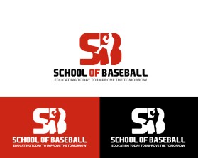 Logo Design entry 1114887 submitted by ChampenG to the Logo Design for The School of Baseball run by jaquilante