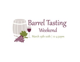 Logo Design entry 1119099 submitted by tzandarik to the Logo Design for Barrel Tasting Weekend (Livermore Valley Wine Country) run by Chris