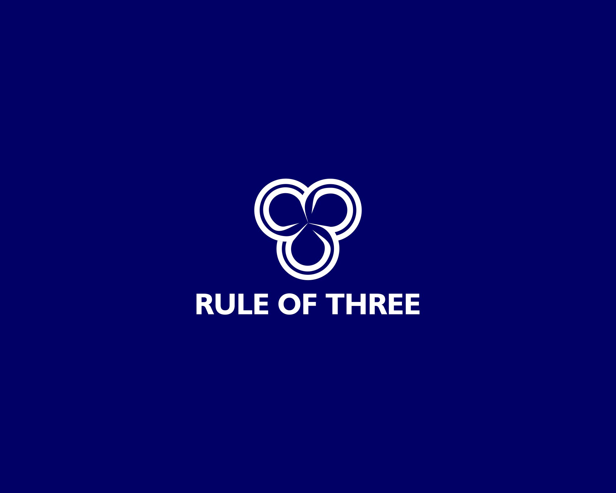 Logo Design entry 1120179 submitted by KoArba Designs to the Logo Design for Rule of Three run by bobson58