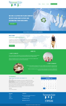 Web Design entry 1172183 submitted by thelogodesigns