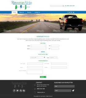 Web Design entry 1176065 submitted by thelogodesigns