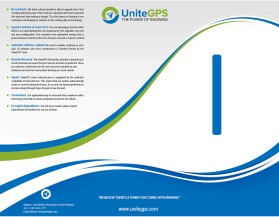 Brochure Design entry 1126032 submitted by logogenering to the Brochure Design for UniteGPS run by christopherbunnell