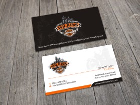 Business Card & Stationery Design entry 1128635 submitted by skyford412 to the Business Card & Stationery Design for Wilkins Harley-Davidson run by WilkinsHD