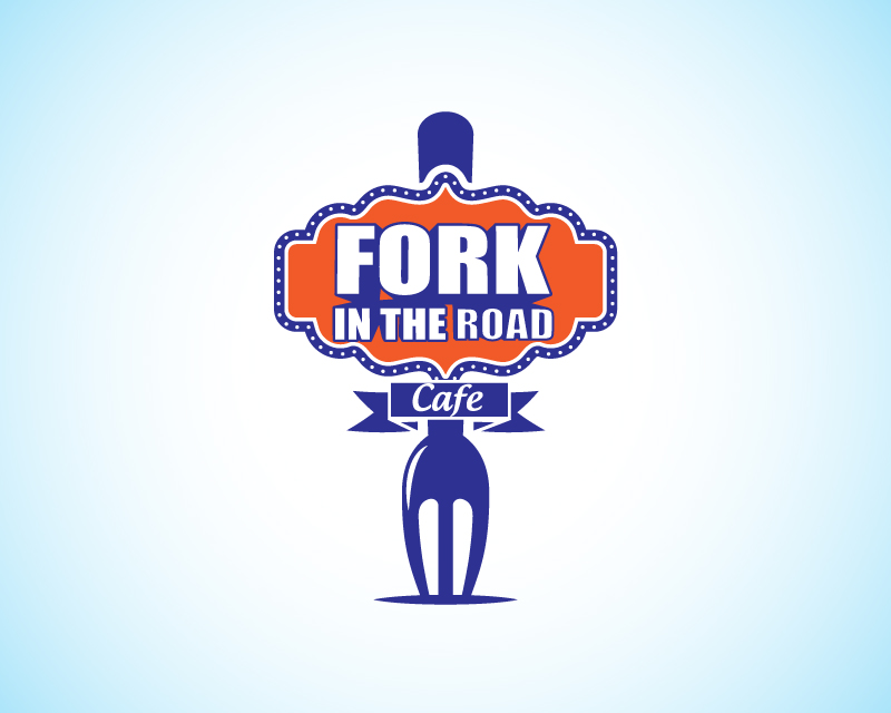 Logo Design entry 1129054 submitted by FactoryMinion to the Logo Design for Fork in the Road Cafe run by ltona114