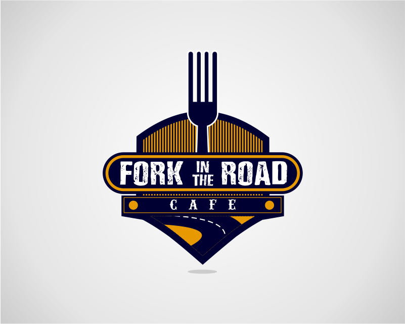 Logo Design entry 1129067 submitted by wakaranaiwakaranai to the Logo Design for Fork in the Road Cafe run by ltona114