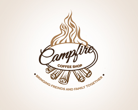 Logo Design entry 1132452 submitted by Morango to the Logo Design for CampFire Coffee Shop / Campfire Cookie & Baking Company  run by PAULLANZ