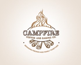 Logo Design entry 1132461 submitted by einaraees to the Logo Design for CampFire Coffee Shop / Campfire Cookie & Baking Company  run by PAULLANZ