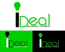 Logo Design entry 1132591 submitted by FriZign to the Logo Design for iDeal Audio/Visual run by Jbellino549