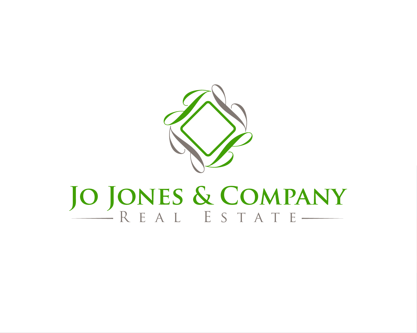 Logo Design entry 1133286 submitted by LJPixmaker to the Logo Design for Jo Jones Real Estate   or   Jo Jones & Company....I could use either of these names run by jojones