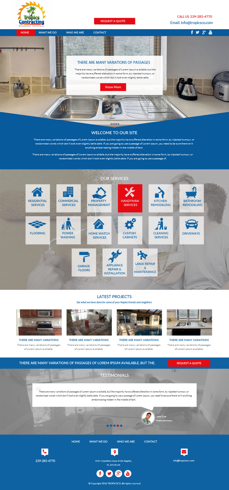 Web Design entry 1181038 submitted by thelogodesigns