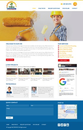 Web Design entry 1181042 submitted by thelogodesigns