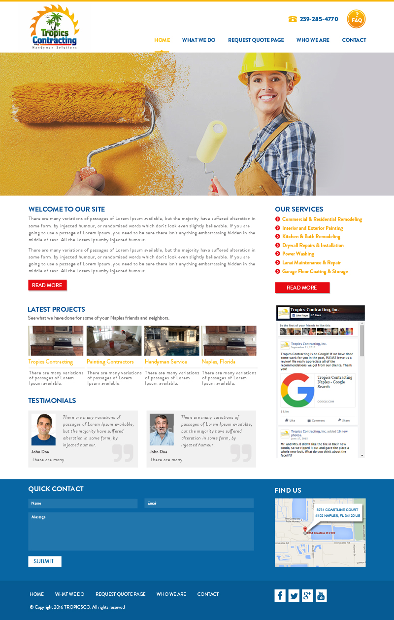 Web Design entry 1181042 submitted by thelogodesigns