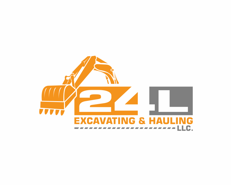 Logo Design entry 1136405 submitted by wahyuhusadani to the Logo Design for 24L Excavating & Hauling LLC. run by chrisb