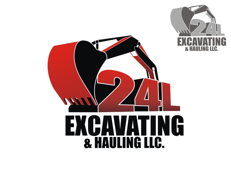 Logo Design entry 1136475 submitted by kastubi to the Logo Design for 24L Excavating & Hauling LLC. run by chrisb