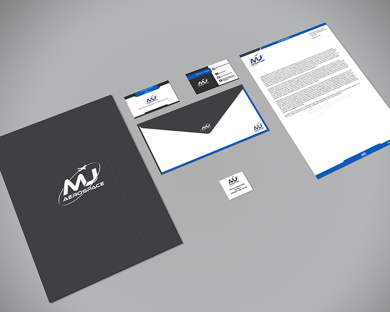 Business Card & Stationery Design entry 1138643 submitted by Anmdesigner to the Business Card & Stationery Design for MJ Aerospace run by mjaerospace