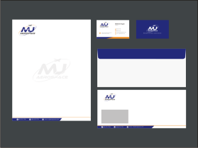 Business Card & Stationery Design Entry 1182716 submitted by Wahyudigital to the contest for MJ Aerospace run by mjaerospace