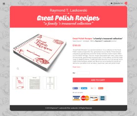 Web Design entry 1144793 submitted by pink to the Web Design for Raymond t. Laskowski /Great Polish Recipes ; a family 's treasured collection run by Laskowski
