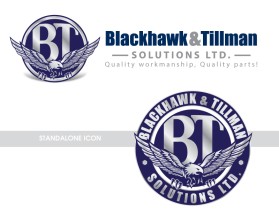 Logo Design entry 1146199 submitted by alex.projector to the Logo Design for Blackhawk & Tillman Solutions Ltd.  run by DavidFader