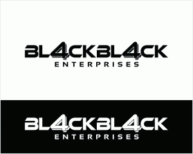 Logo Design entry 1147029 submitted by denmazqdot to the Logo Design for Black Black Enterprises run by blackblack