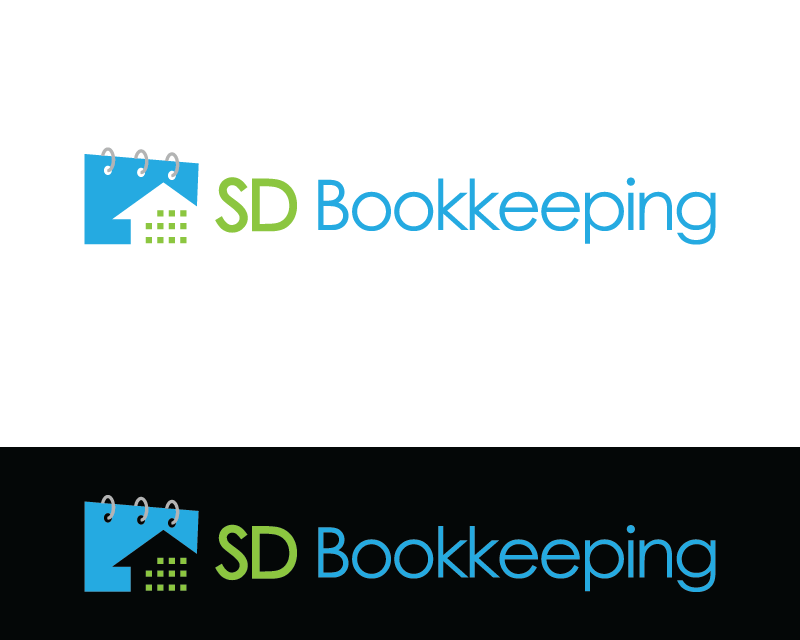 Logo Design entry 1148462 submitted by erongs16 to the Logo Design for SD Bookkeeping, Inc. - this can be with or without the Inc run by sdbookkeeping