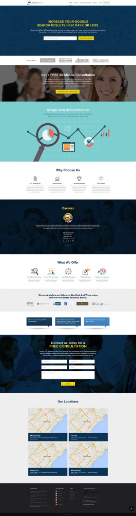 Web Design entry 1148851 submitted by hossamibrahim to the Web Design for Search Shark  - searcshark.ca run by justincmarketing