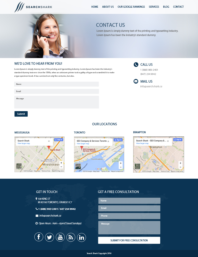 Web Design entry 1195768 submitted by thelogodesigns
