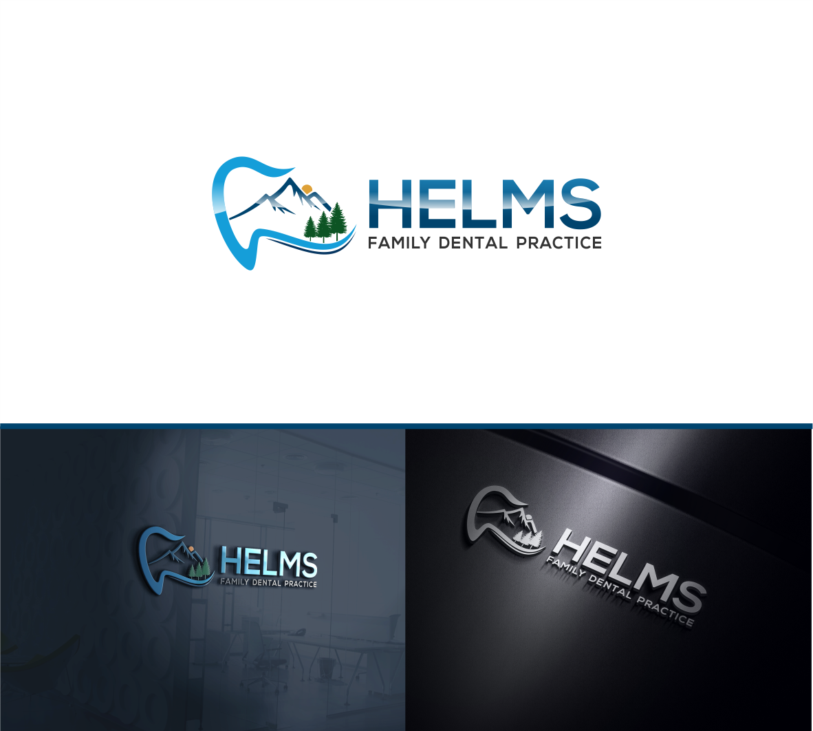 Logo Design entry 1149442 submitted by yama to the Logo Design for Helms Family Dental Practice run by jjhelms