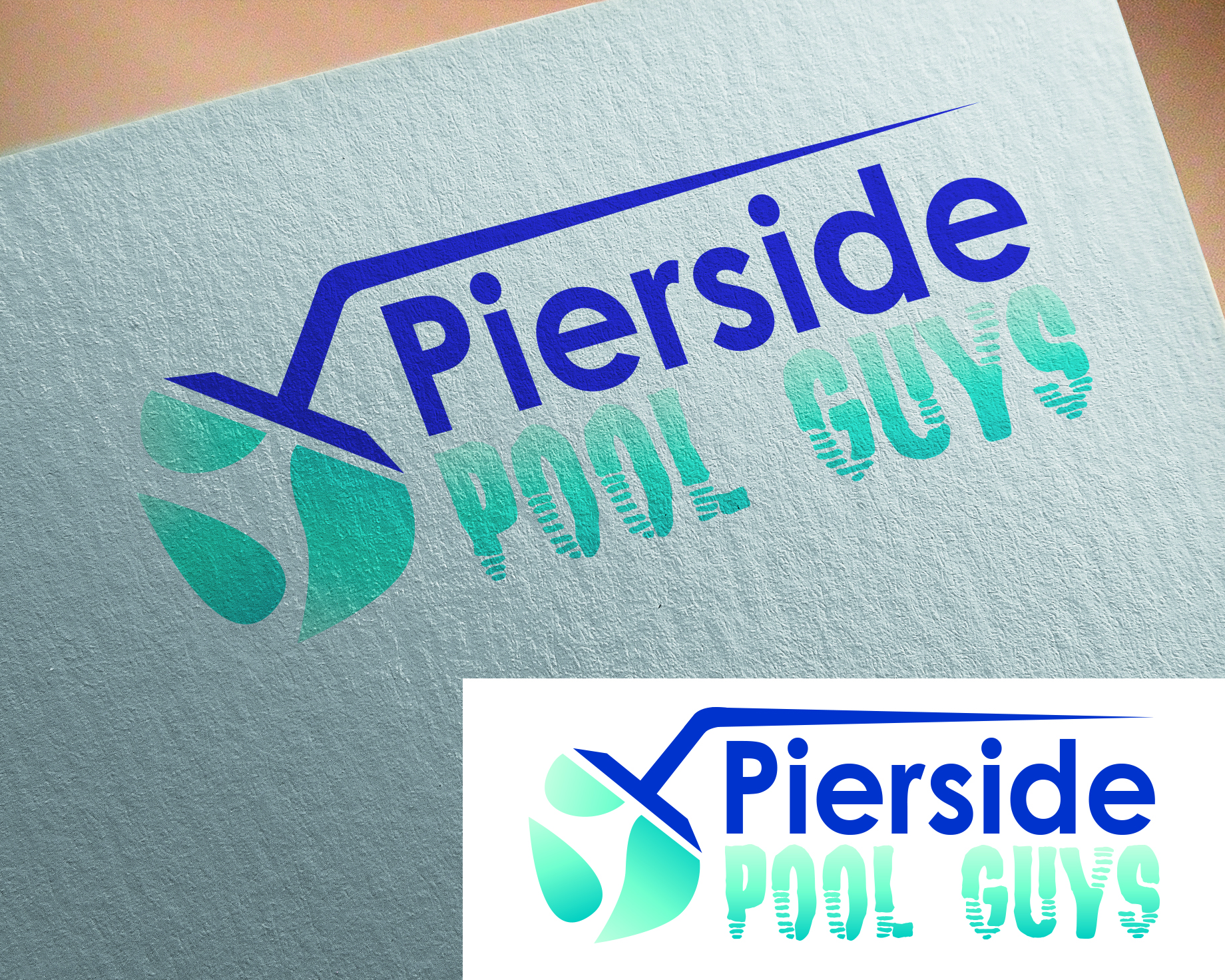Logo Design entry 1150948 submitted by yulya to the Logo Design for Pierside Pool Guys run by warreng1984