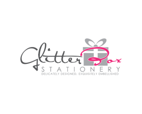 Logo Design entry 1151382 submitted by Alessandra to the Logo Design for GlitterBox Stationery run by o2bdst