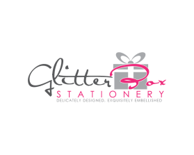 Logo Design entry 1151383 submitted by erongs16 to the Logo Design for GlitterBox Stationery run by o2bdst