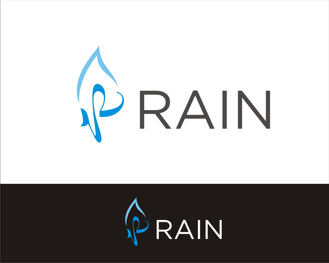 Logo Design entry 1151741 submitted by kembarloro to the Logo Design for rain run by matteo.monti