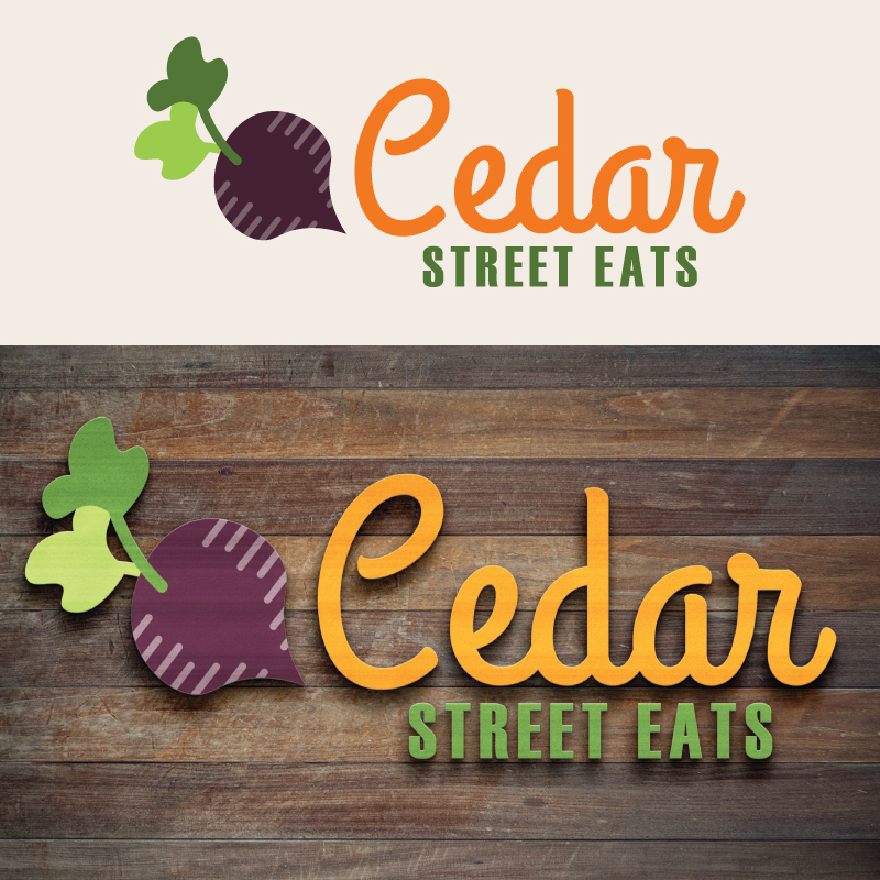 Logo Design entry 1153210 submitted by ConspiracyInspiration to the Logo Design for Cedar St. Eats  run by Donna Pakosz