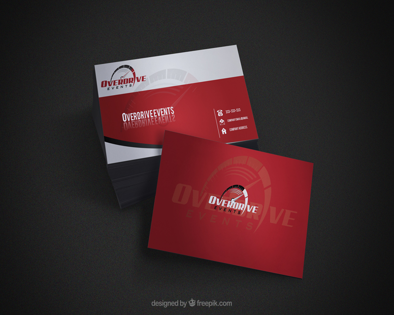 Business Card & Stationery Design entry 1155491 submitted by drifelm to the Business Card & Stationery Design for overdrive events run by mark still