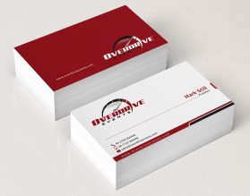 Business Card & Stationery Design entry 1155493 submitted by athenticdesigner to the Business Card & Stationery Design for overdrive events run by mark still