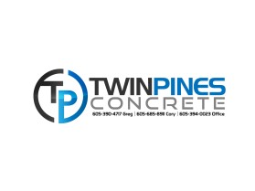 Logo Design Entry 1156275 submitted by einstine to the contest for Twin Pines Concrete run by twinpines